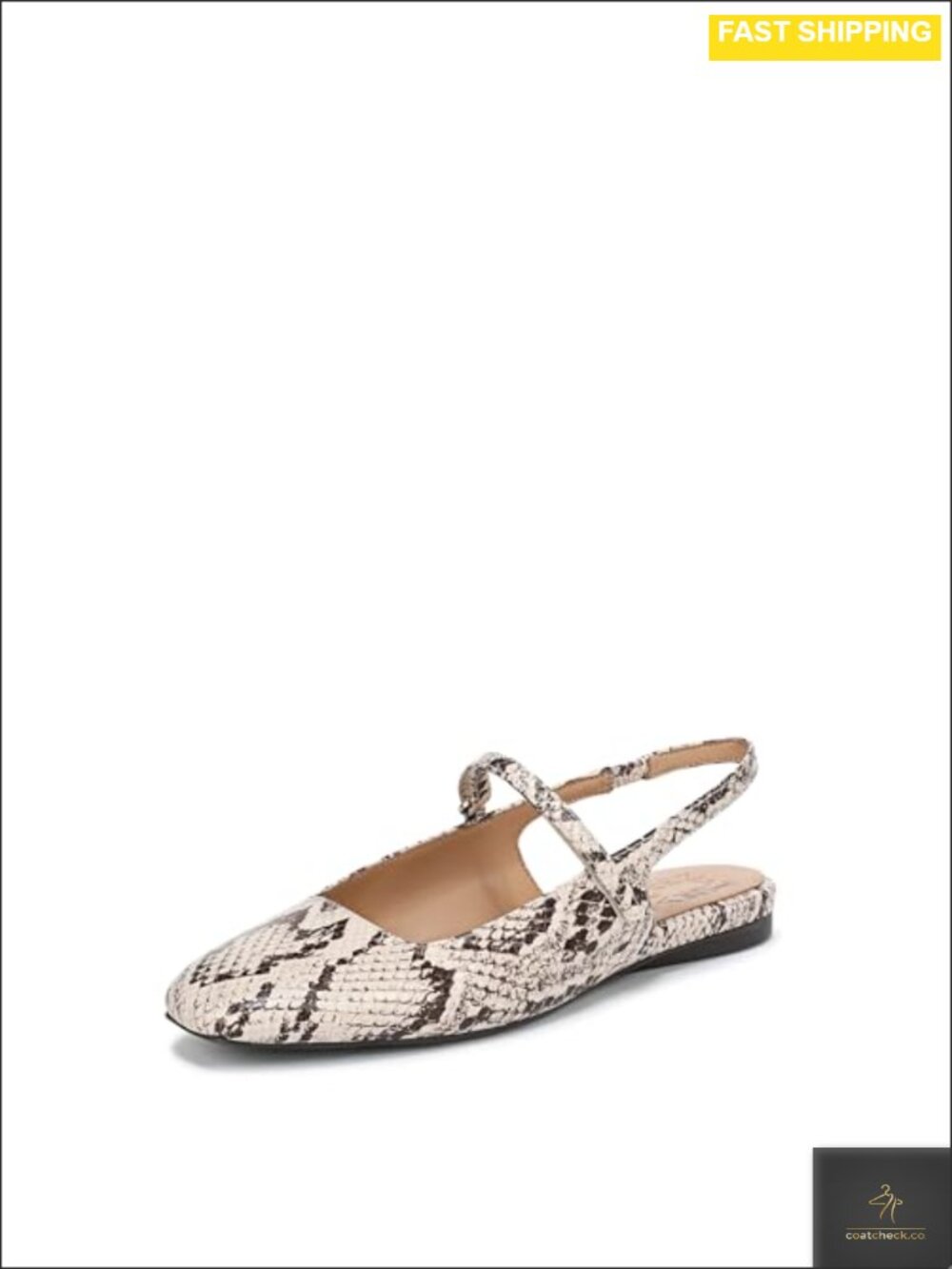 Mary Jane Slingback Flats Square Toe Comfort Walking Shoes